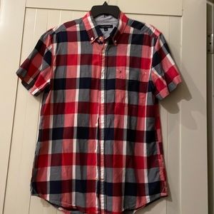 Tommy Hilfiger button down shirt short sleeve